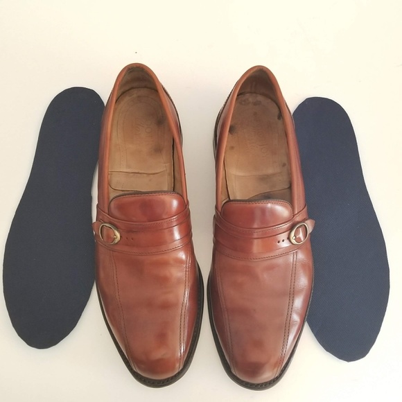 Vintage FOOTJOY Classics USA Mens Dress Shoes Brown Leather Bicycle Toe Size 9.5 main image 16
